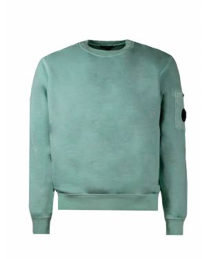 Brushed And Emerized Diagonal Fleece Sweatshirt