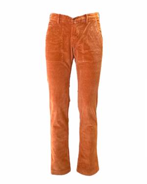 Pantalone Slim Fit Bobby - Rust Brown