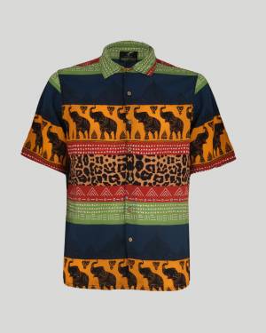 Men Bowling Shirt Short Sleeve Mowgly